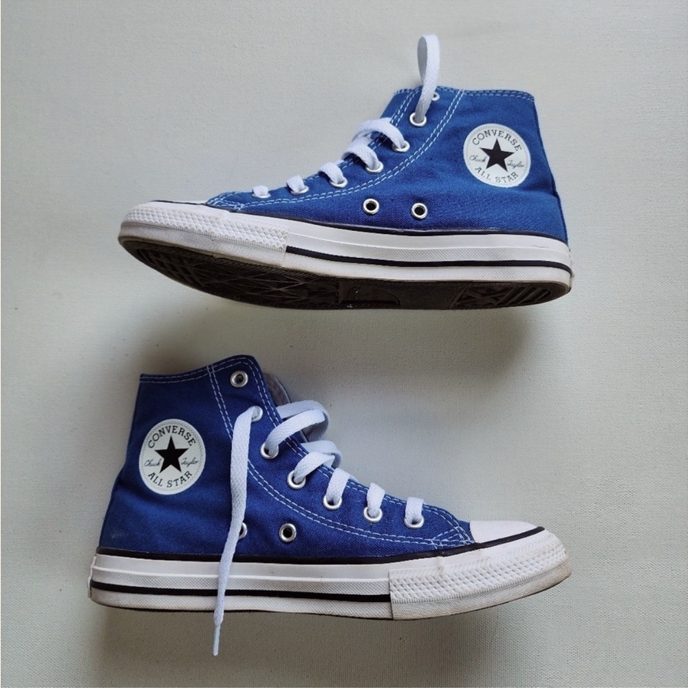 Converse Chuck Taylor Canvas High Top Lace Up All Stars Snorkle Blue W10.5 M8.5 - Picture 2 of 6